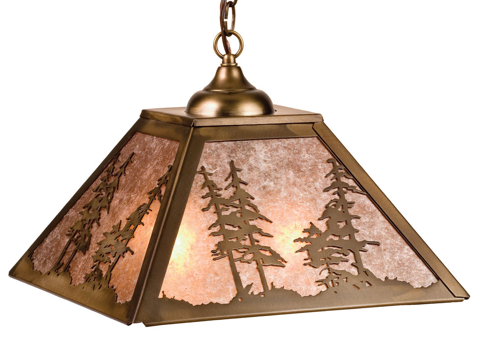 Meyda Tiffany - 76318 - Two Light Pendant - Tall Pines - Antique Copper