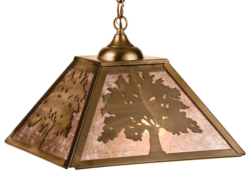 Meyda Tiffany - 76319 - Two Light Pendant - Oak Tree - Antique Copper