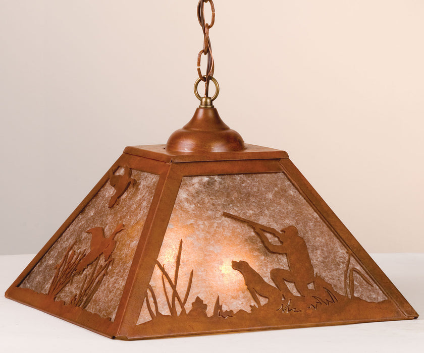 Meyda Tiffany - 76323 - Two Light Pendant - Quail Hunter - Rust