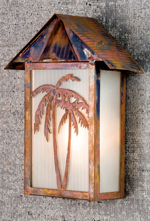 Meyda Tiffany - 77967 - One Light Wall Sconce - Tropical Floral - Vintage Copper