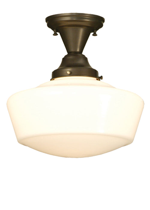 Meyda Tiffany - 78011 - One Light Semi-Flushmount - Revival - Craftsman Brown