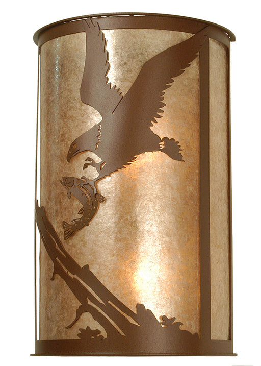 Meyda Tiffany - 81493 - Two Light Wall Sconce - Strike Of The Eagle - Rust