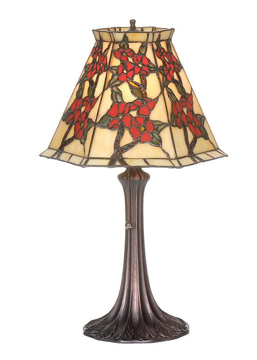 Meyda Tiffany - 81620 - One Light Accent Lamp - Oriental Peony - Beige Flame Xag