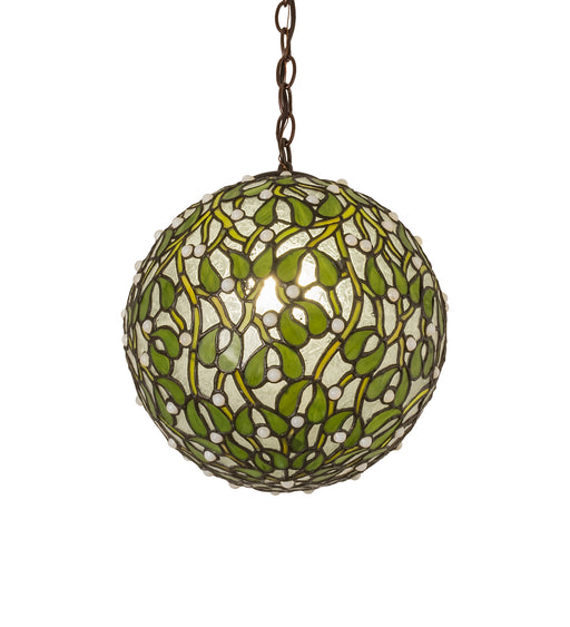 Meyda Tiffany - 81735 - One Light Pendant - Mistletoe Ball - Antique