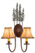Meyda Tiffany - 98727 - Two Light Wall Sconce - Tall Pines - Rust