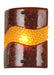 Meyda Tiffany - 98905 - One Light Wall Sconce - Metro Fusion - Amber/Lt Amber Pebbles