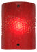 Meyda Tiffany - 98910 - One Light Wall Sconce - Metro Fusion - Red/Red Pebbles