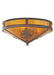 Meyda Tiffany - 99148 - Two Light Flushmount - Tamarack - Rust,Wrought Iron