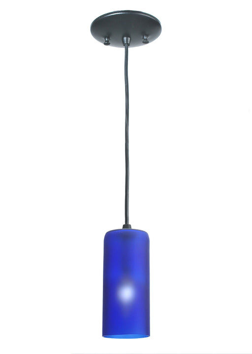 Meyda Tiffany - 99423 - One Light Mini Pendant - Venice - Blue Sandblasted