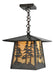 Meyda Tiffany - 99530 - One Light Pendant - Stillwater - Craftsman Brown
