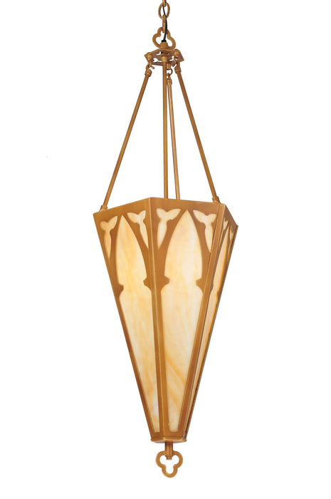 Meyda Tiffany - 99726 - One Light Inverted Pendant - Church - Sahara Gold