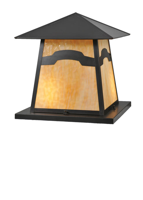 Meyda Tiffany - 99943 - Two Light Pier Mount - Stillwater - Craftsman Brown