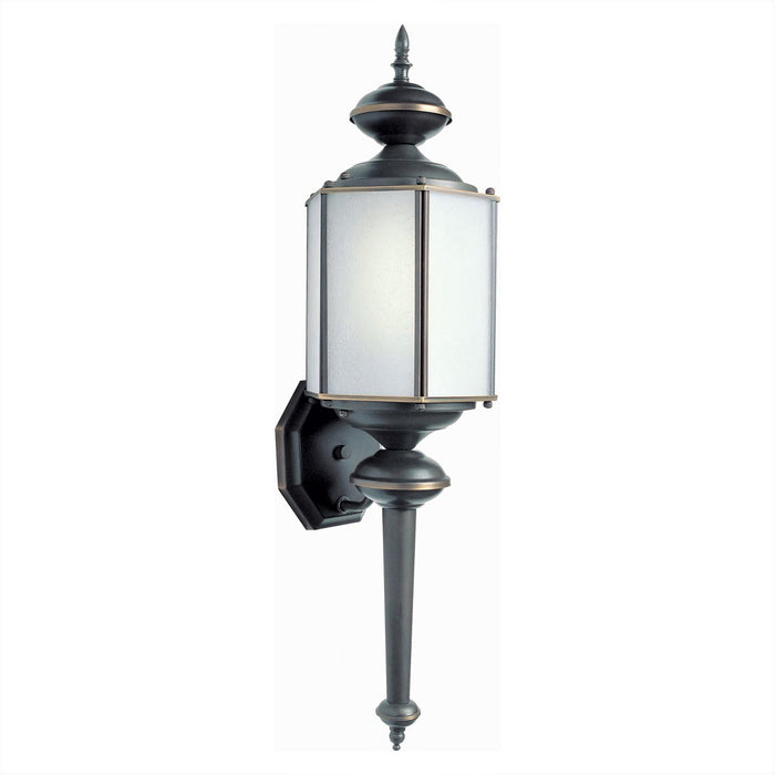 Forte - 10021-01-14 - One Light Outdoor Lantern - Exterior Royal Bronze - Royal Bronze