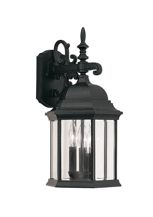 Designers Fountain - 2981-BK - Three Light Wall Lantern - Devonshire - Black