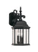 Designers Fountain - 2981-BK - Three Light Wall Lantern - Devonshire - Black