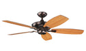 Kichler - 300117OBB - 52``Ceiling Fan - Canfield - Oil Brushed Bronze