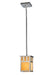 Meyda Tiffany - 106392 - One Light Mini Pendant - Double Bar Mission - Brushed Nickel