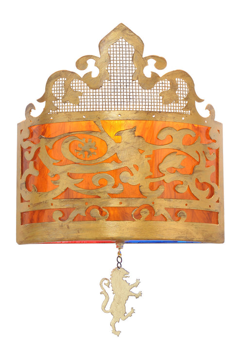 Meyda Tiffany - 106877 - One Light Wall Sconce - Stanley - Antique,Antique Brass