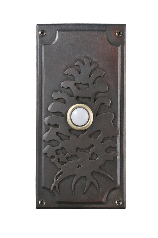 Meyda Tiffany - 79966 - Door Bell Cover - Spruce Pine - Craftsman Brown