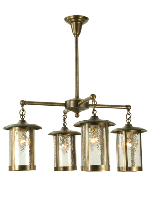 Meyda Tiffany - 81058 - Four Light Chandelier - Fulton - Antique