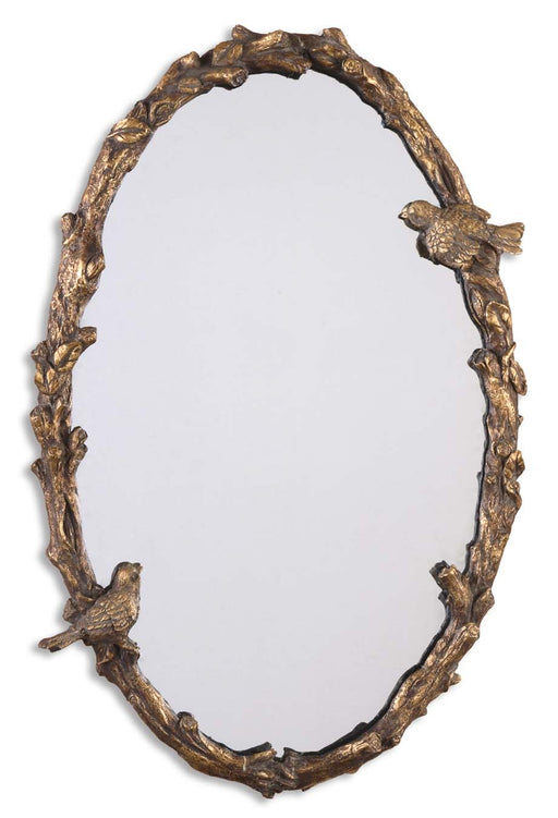 Uttermost - 13575 P - Mirror - Paza - Antiqued Gold Leaf w/Gray Glaze