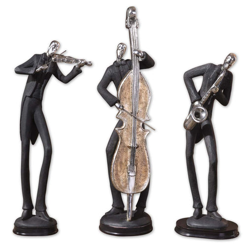 Uttermost - 19061 - Figurines, Set/3 - Musicians - Silver
