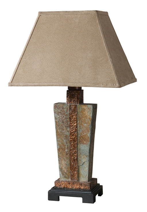 Uttermost - 26322-1 - One Light Table Lamp - Slate - Slate w/Hammered Copper