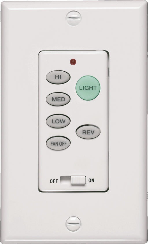 Quorum - 7-1301-0 - Fan Remote Control - Wall Control - White