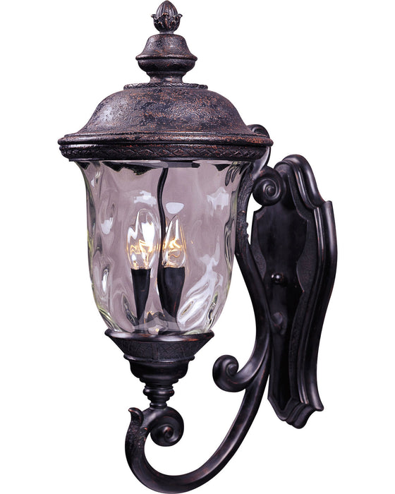 Maxim - 40424WGOB - Three Light Outdoor Wall Lantern - Carriage House VX - Oriental Bronze
