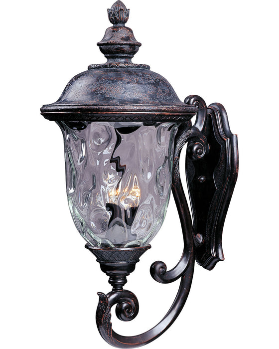 Maxim - 40425WGOB - Three Light Outdoor Wall Lantern - Carriage House VX - Oriental Bronze