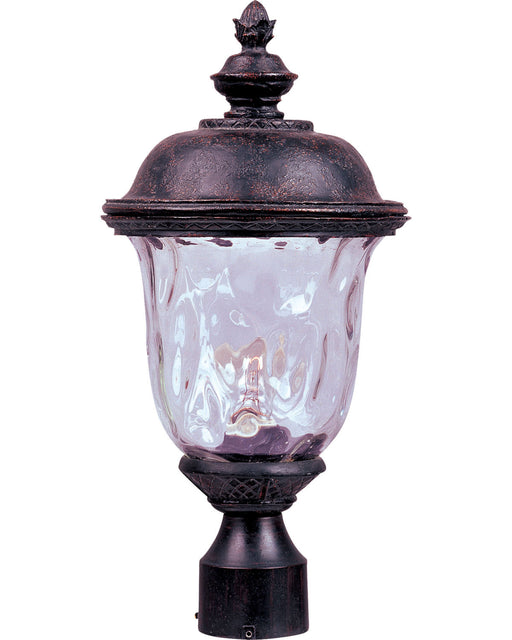 Maxim - 40426WGOB - One Light Outdoor Pole/Post Lantern - Carriage House VX - Oriental Bronze