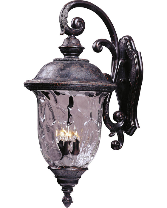 Maxim - 40498WGOB - Three Light Outdoor Wall Lantern - Carriage House VX - Oriental Bronze