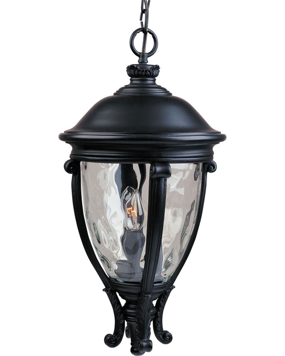 Maxim - 41429WGBK - Three Light Outdoor Hanging Lantern - Camden VX - Black