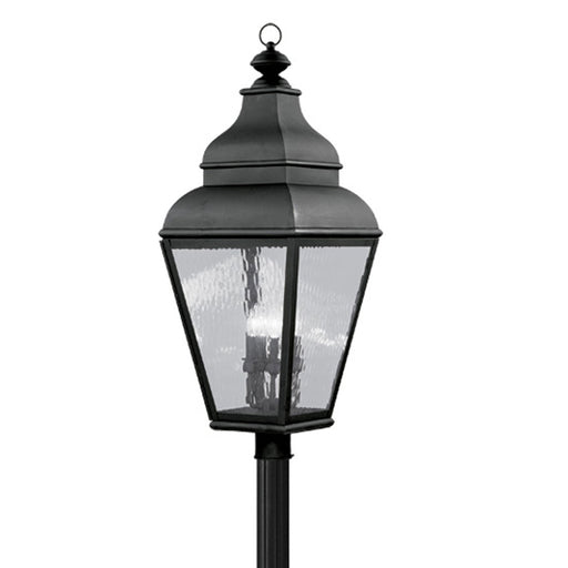 Livex Lighting - 2608-04 - Four Light Outdoor Post Lantern - Exeter - Black
