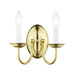 Livex Lighting - 4152-02 - Two Light Wall Sconce - Home Basics - Polished Brass