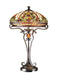 Dale Tiffany - TT101114 - Two Light Table Lamp - Boehme - Antique Golden Bronze