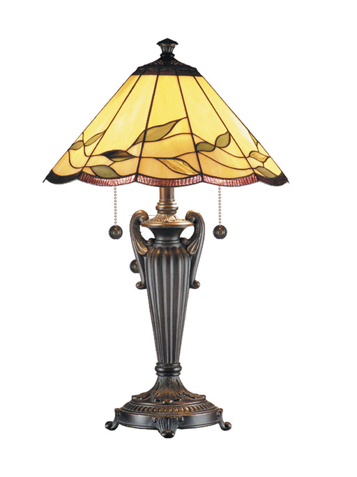 Dale Tiffany - TT101118 - Two Light Table Lamp - Lifestyles - Antique Golden Bronze