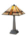 Dale Tiffany - 8655/551 - One Light Table Lamp - Mission - Antique Brass