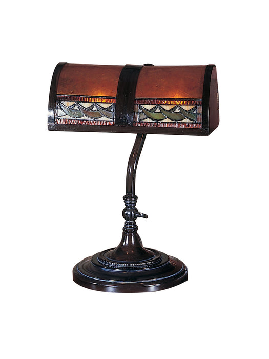 Dale Tiffany - TA100682 - One Light Desk Lamp - Mica Mission - Mica Bronze