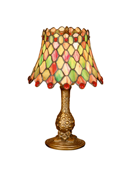 Dale Tiffany - TA101340 - One Light Accent Table Lamp - Miniature - Antique Brass