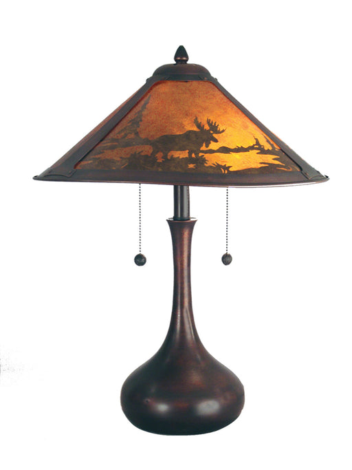 Dale Tiffany TT80484 Two Light Table Lamp Classic Mica
