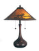 Dale Tiffany - TT80484 - Two Light Table Lamp - Classic Mica - Antique Bronze