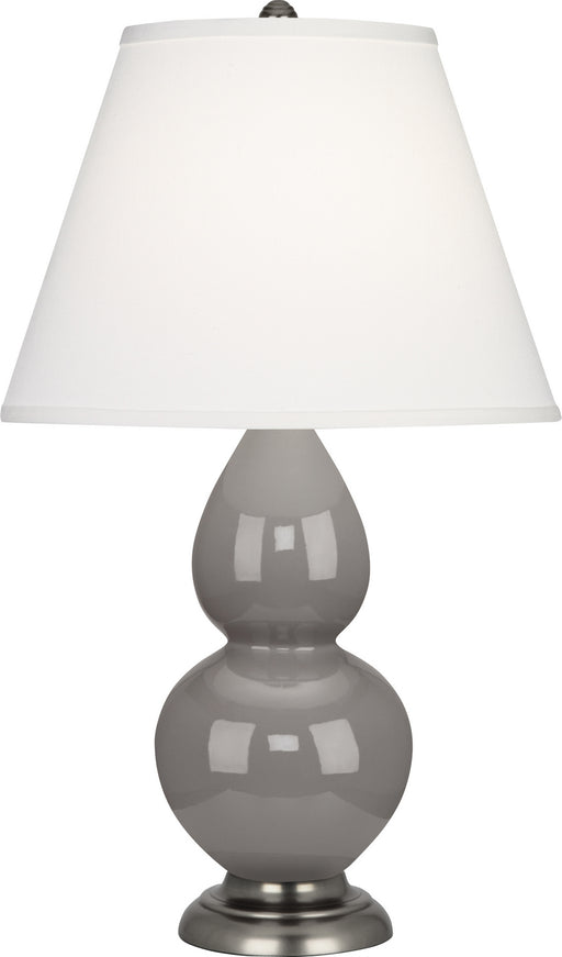 Robert Abbey - 1770X - One Light Accent Lamp - Small Double Gourd - Smoky Taupe Glazed Ceramic