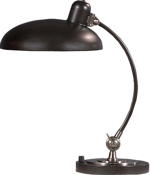 Robert Abbey - 1840 - One Light Table Lamp - Bruno - Lead Bronze w/ Ebonized Nickel