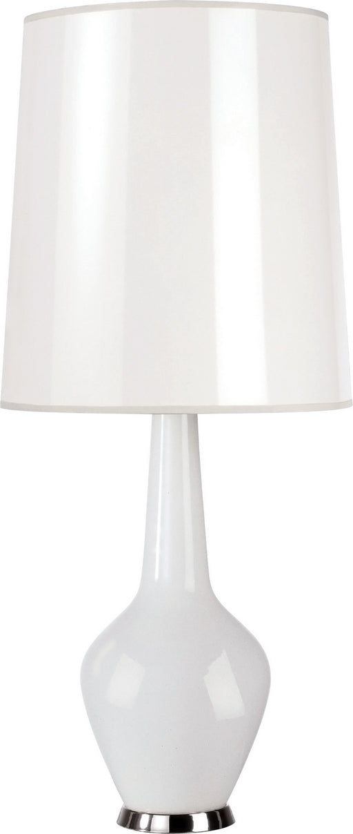 Robert Abbey - WH730 - One Light Table Lamp - Jonathan Adler Capri - White Cased Glass w/ Polished Nickel