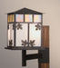 Meyda Tiffany - 98824 - Two Light Wall Sconce - Seneca - Craftsman Brown
