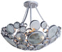 Varaluz - 165S03 - Three Light Ceiling Mount - Fascination - Nevada (silver with random silver leafing)