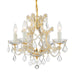 Crystorama - 4474-GD-CL-MWP - Four Light Mini Chandelier - Maria Theresa - Gold