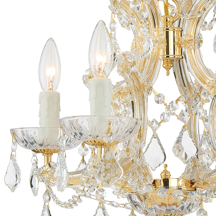 Maria Theresa Mini Chandelier-Mid. Chandeliers-Crystorama-Lighting Design Store
