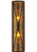 Meyda Tiffany - 106559 - Two Light Wall Sconce - Saltire Craftsman - Mahogany Bronze